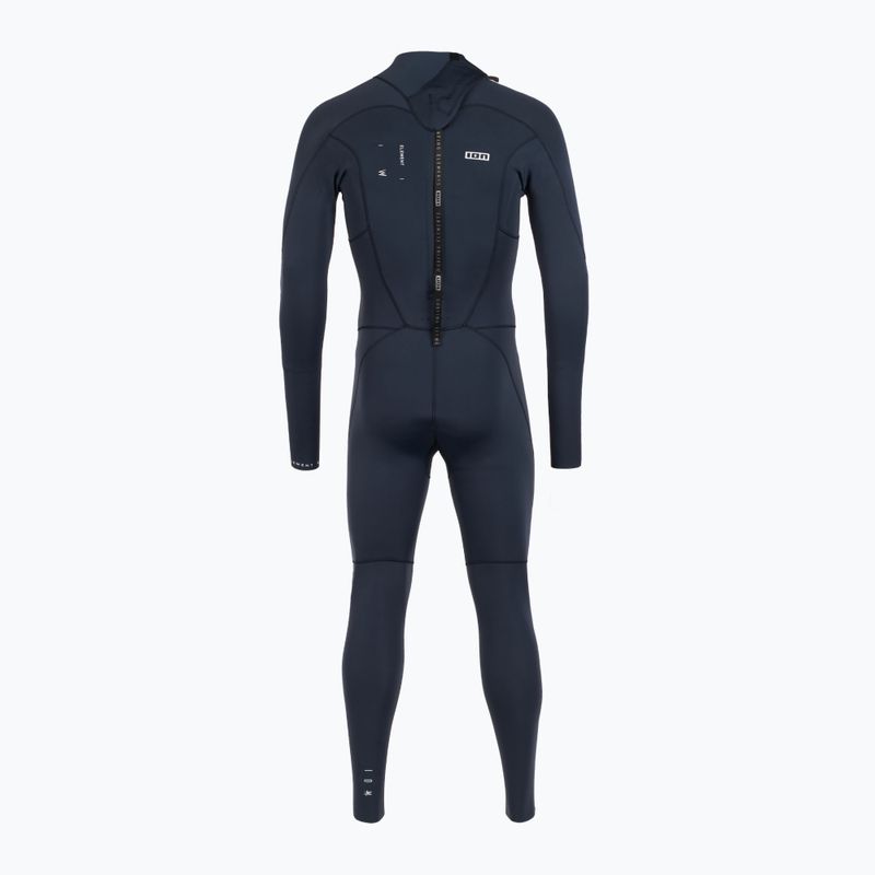 Men's ION Element 3/2 Back Zip blue nights wetsuit 3