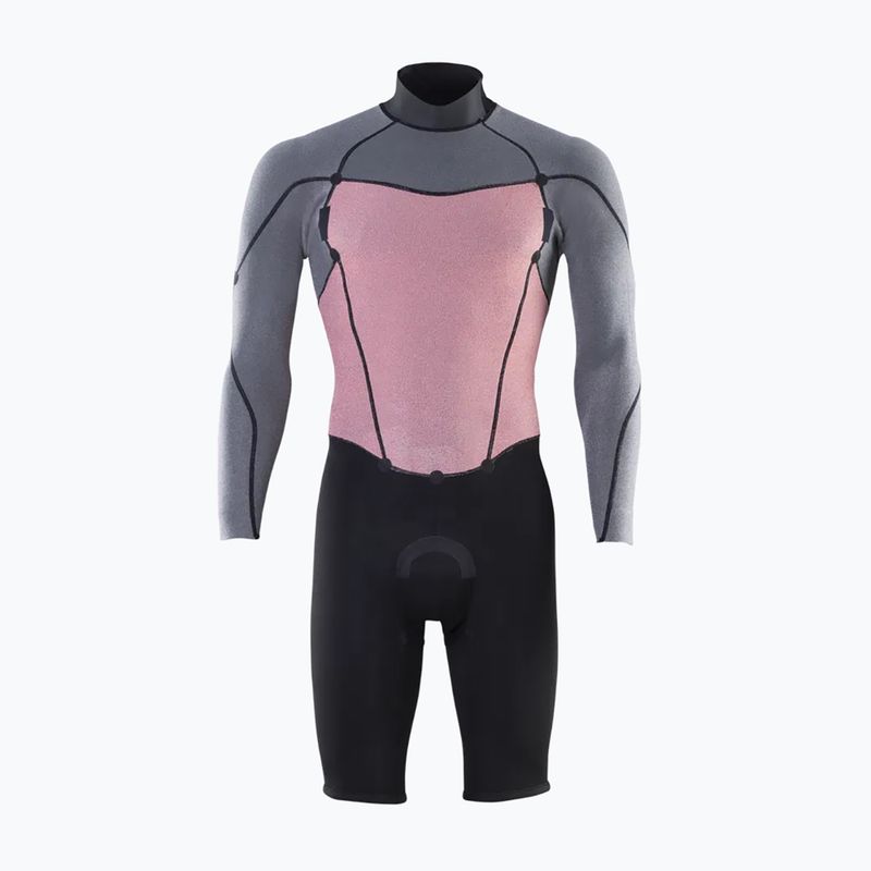 Men's wetsuit ION Element 2/2 mm Shorty Back Zip blue nights 3