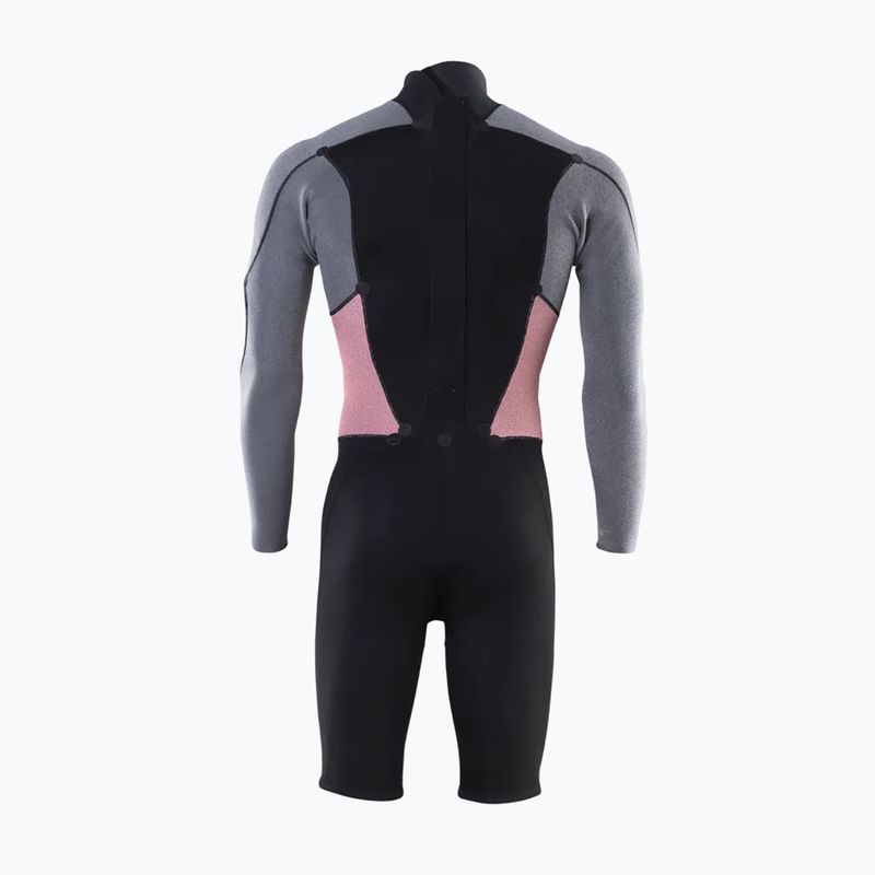 Men's wetsuit ION Element 2/2 mm Shorty Back Zip blue nights 4