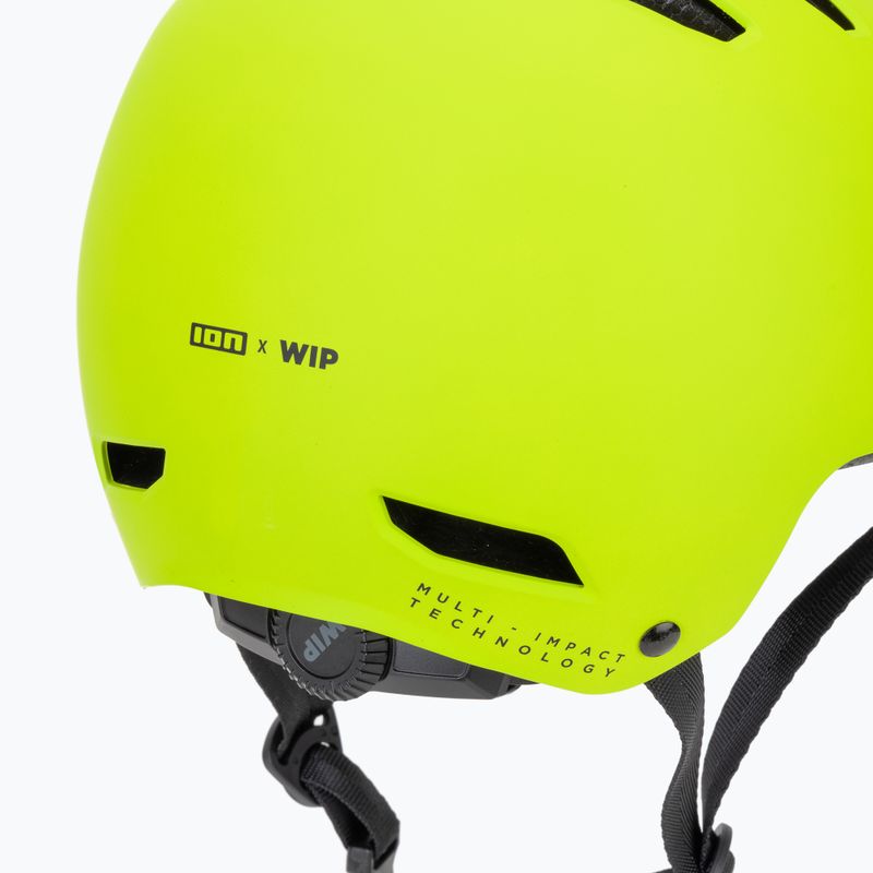 ION Slash Core lime alert helmet 7
