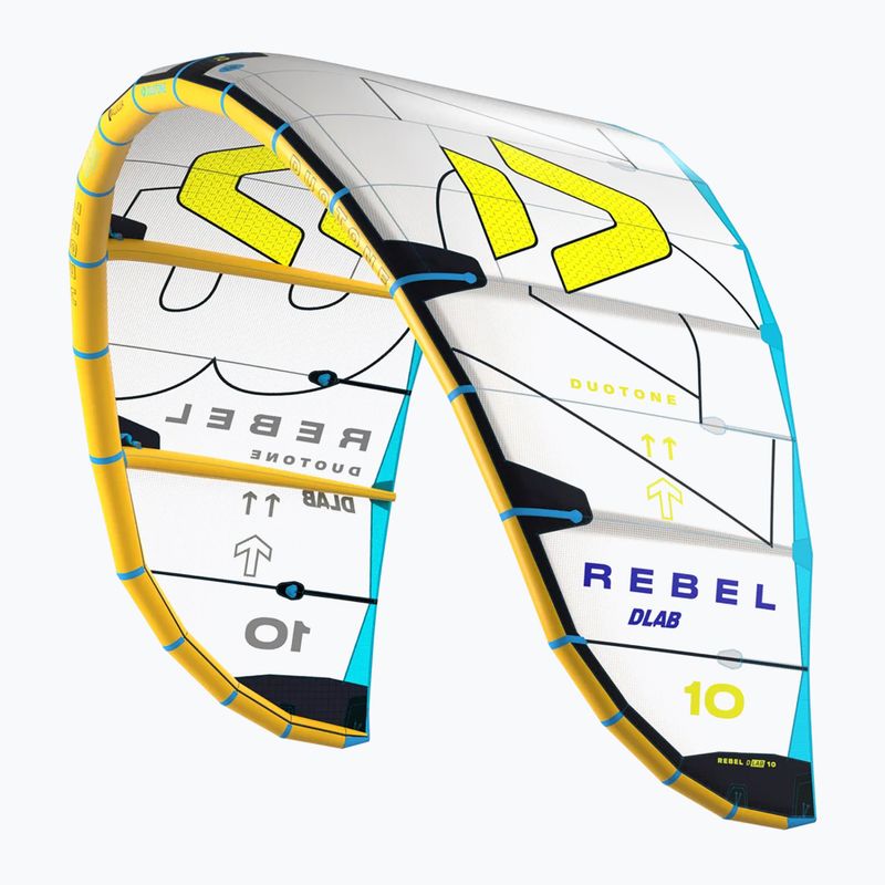 DUOTONE Rebel D/Lab 2025 light grey/lime kite kite
