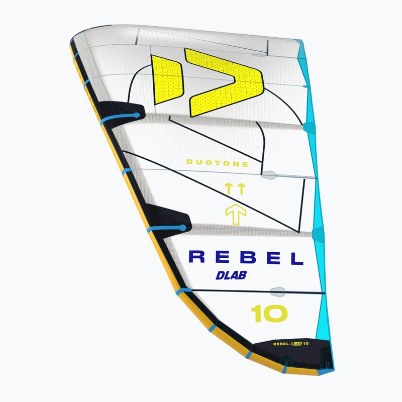 DUOTONE Rebel D/Lab 2025 light grey/lime kite kite 3