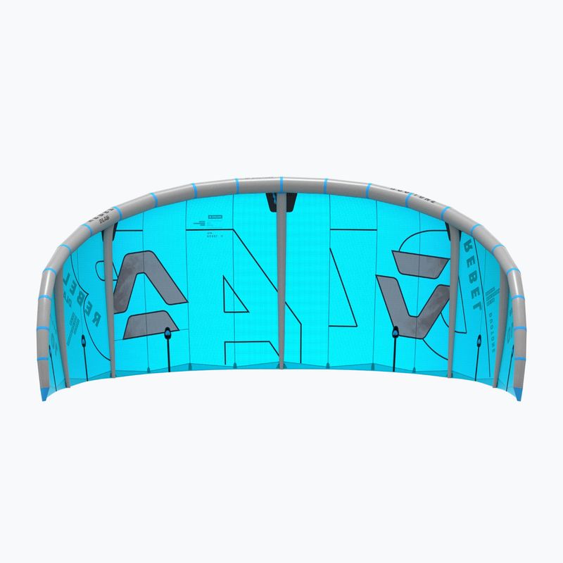 Kitesurfing kite Duotone Rebel D/LAB Turquoise/Grey 4