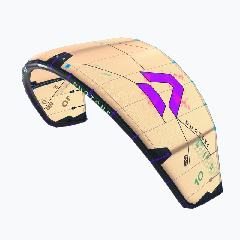 Kitesurfing kite Duotone Neo SLS sand/purple 2