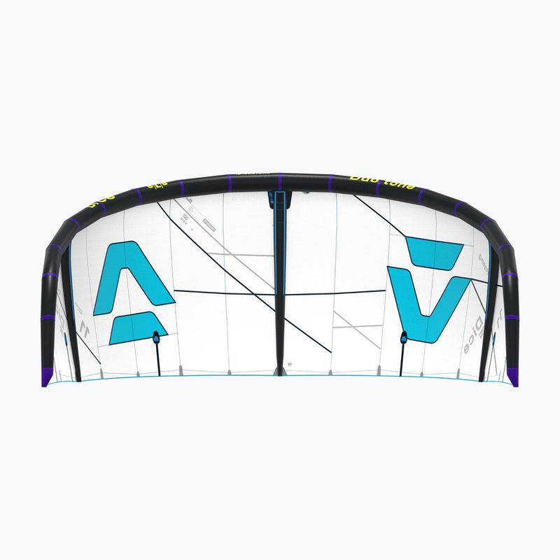 Kitesurfing kite Duotone Dice SLS undyed/turquoise 4