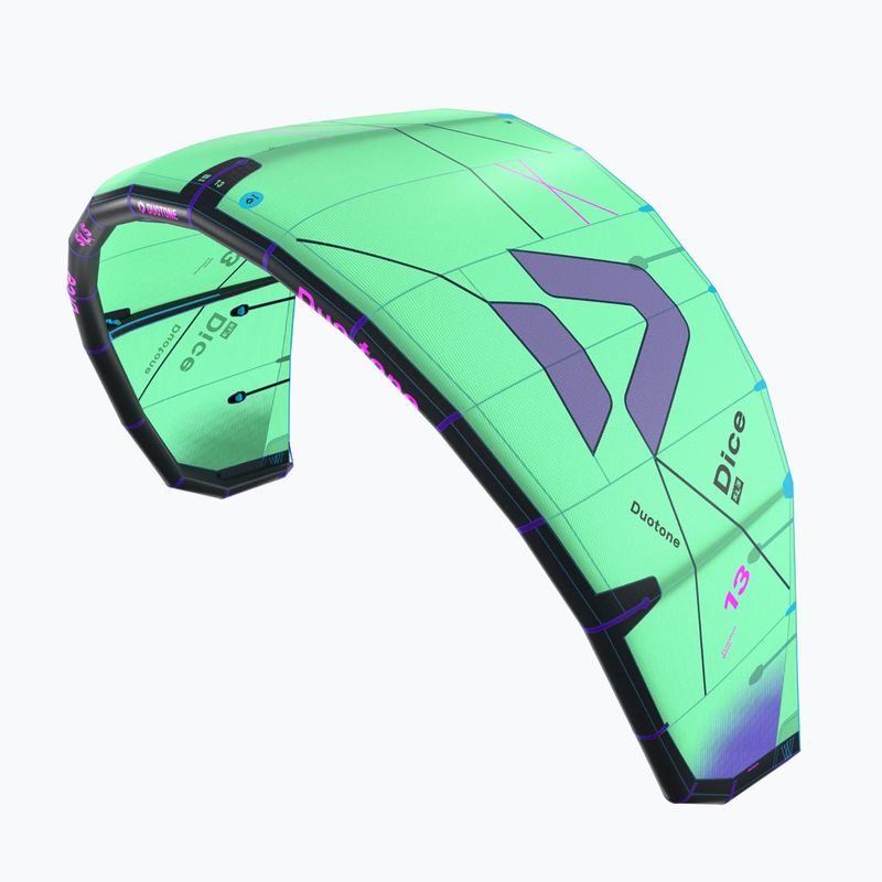 Kitesurfing kite Duotone Dice SLS green/heron 2