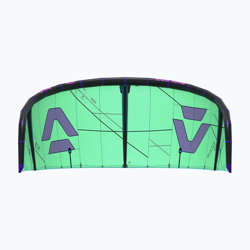 Kitesurfing kite Duotone Dice SLS green/heron 4