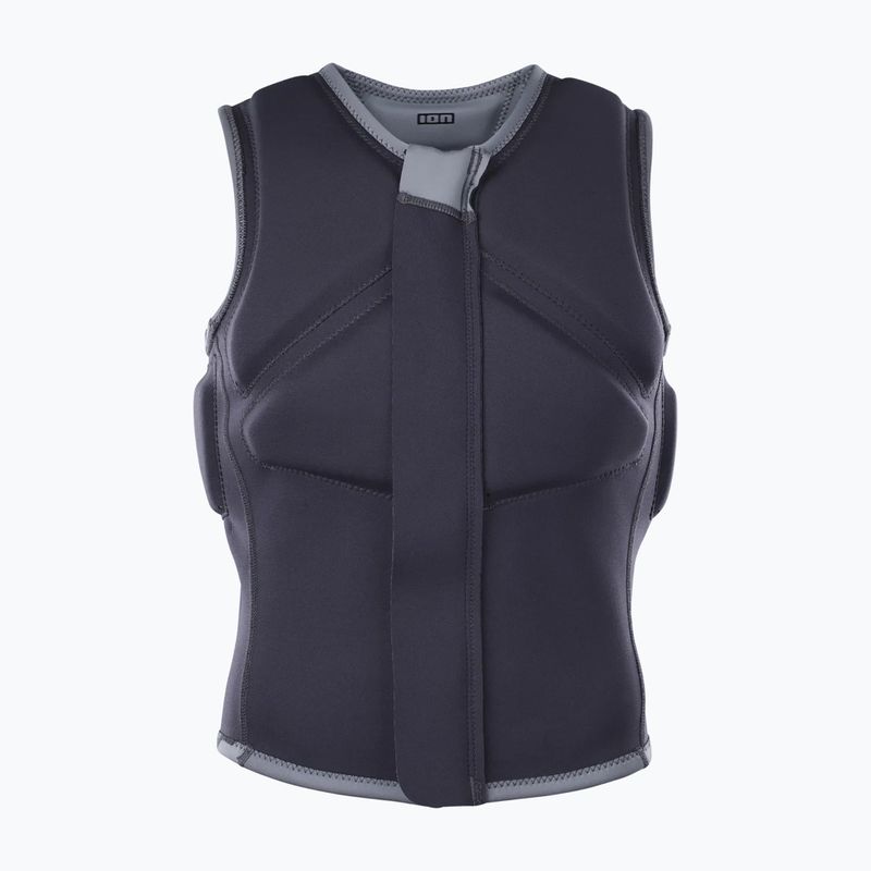 Men's protective vest ION Vector Core Front Zip sage grey 3