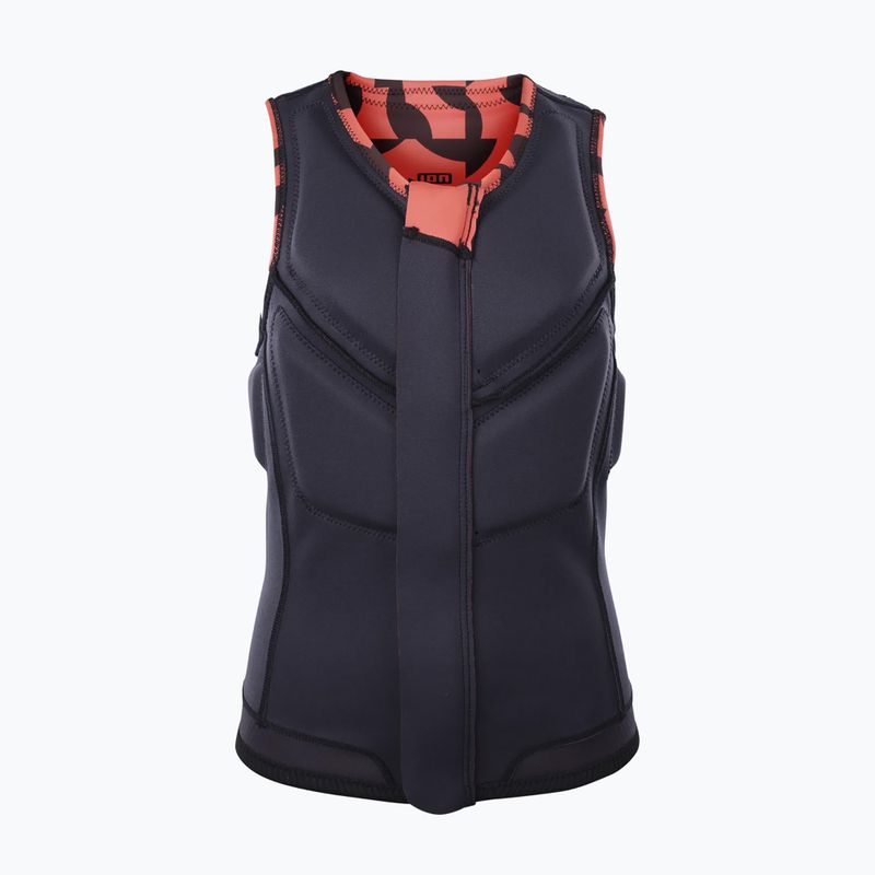 Women's protective vest ION Ivy Front Zip tiger coral 5
