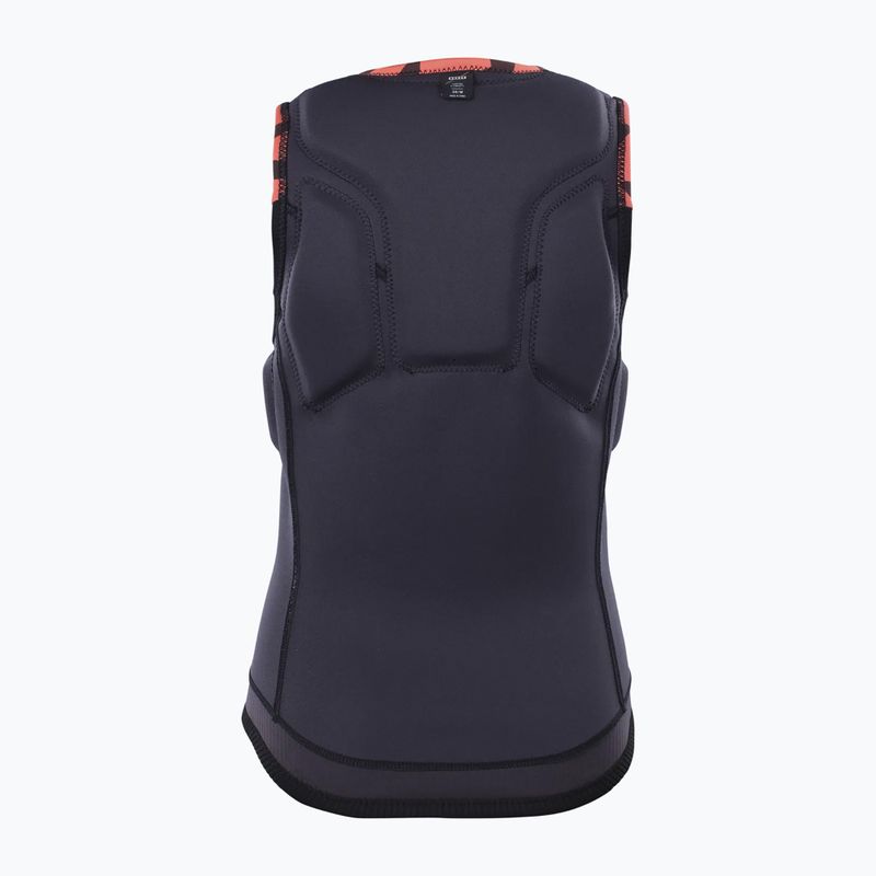 Women's protective vest ION Ivy Front Zip tiger coral 6