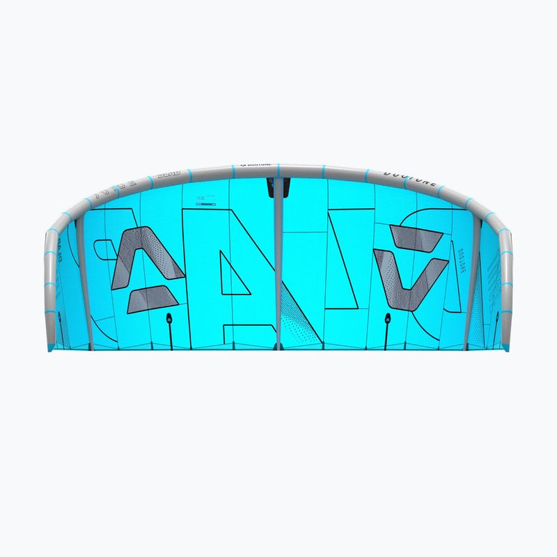 Kitesurfing kite Duotone Juice D/LAB turquoise/grey 5