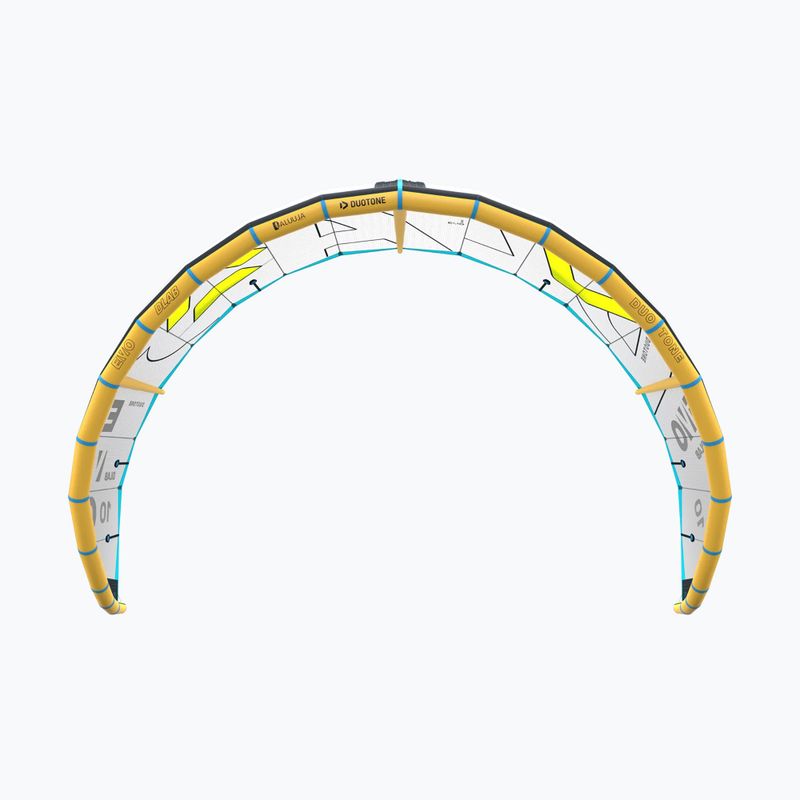 Kitesurfing kite Duotone Evo D/LAB grey/lime 5