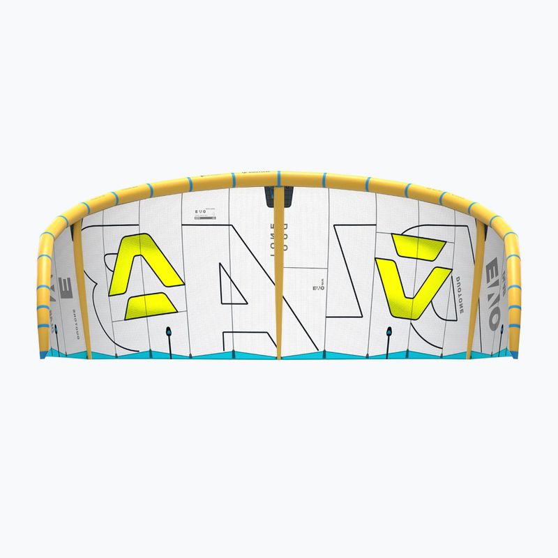 Kitesurfing kite Duotone Evo D/LAB grey/lime 7