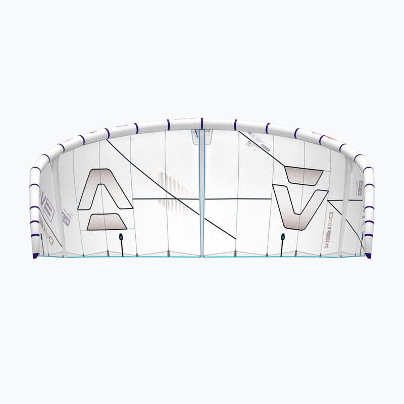 Kitesurfing kite Duotone Evo SLS Concept Blue undyed 3