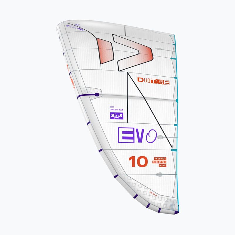 Kitesurfing kite Duotone Evo SLS Concept Blue undyed 4
