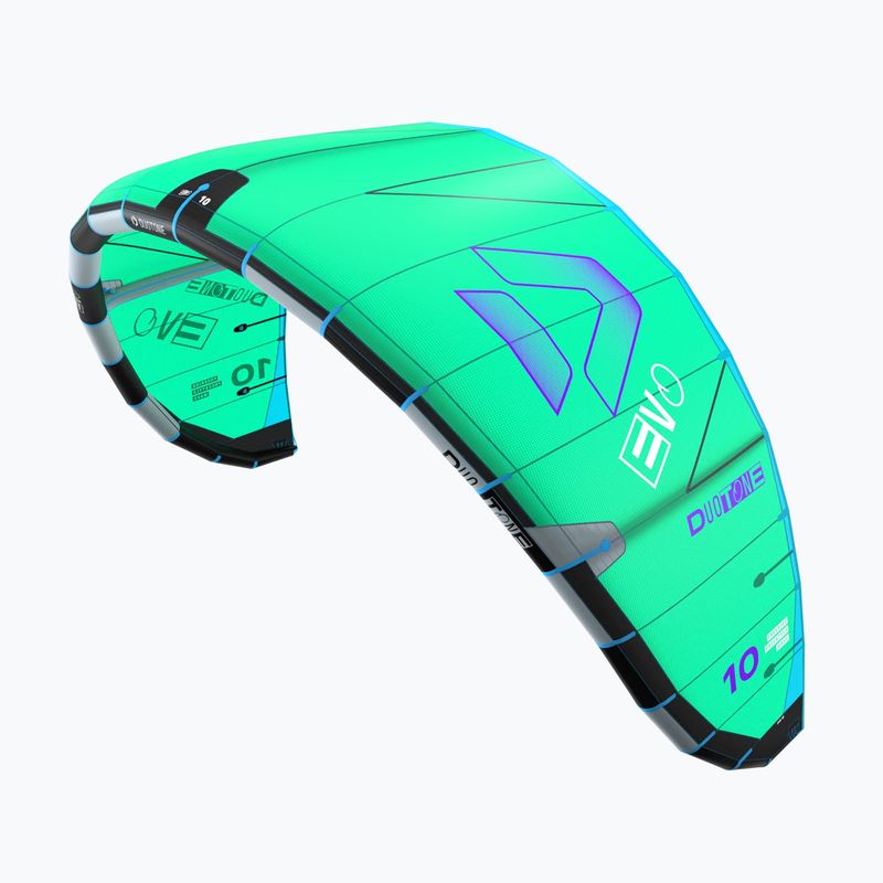 Kitesurfing kite Duotone Evo green 2