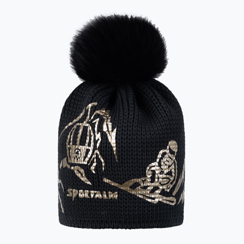 Women's winter beanie Sportalm 1829826682 black