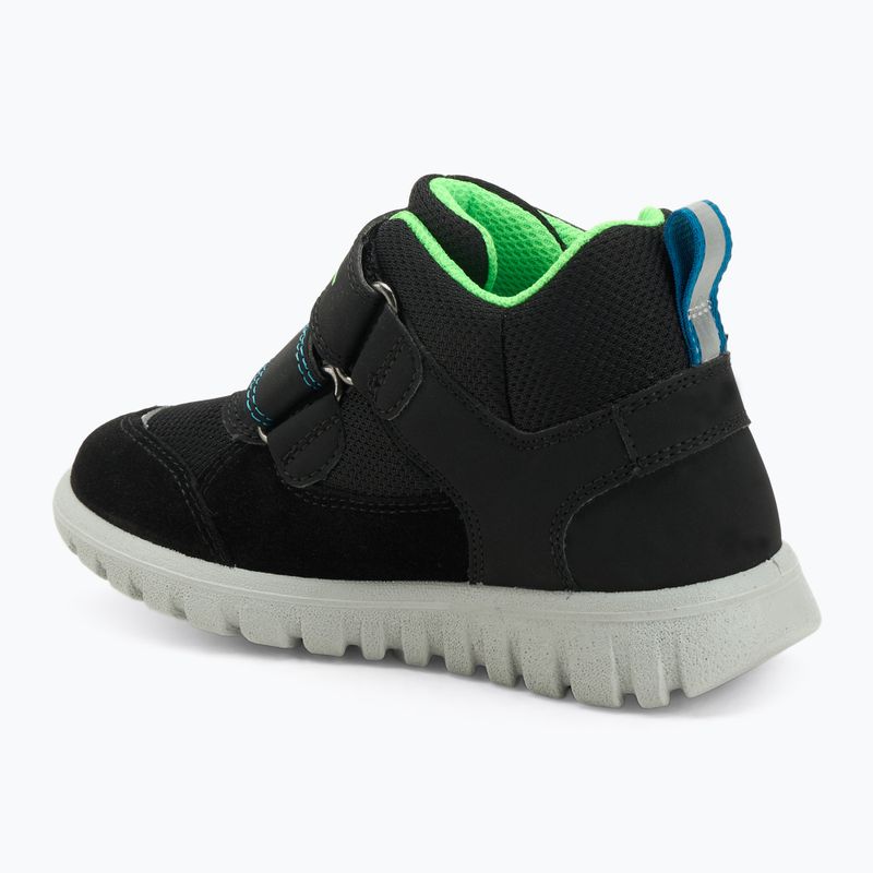 Superfit Sport7 Mini children's shoes black/light green 3