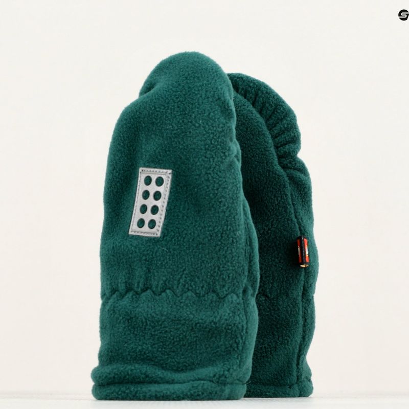 LEGO Lwalex ski gloves dark green 6