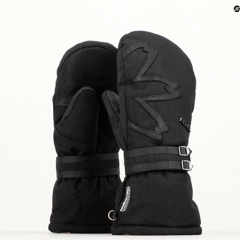 Women's ski glove Level Oasis Plus Mitt black 8