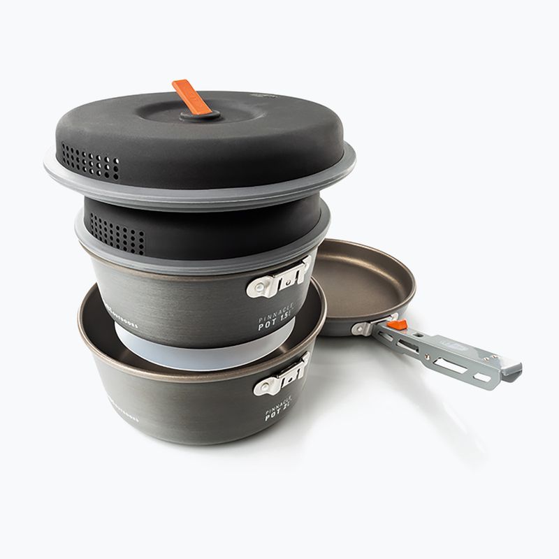 GSI Outdoors Pinnacle Base Camper Small anodized pot set 50182