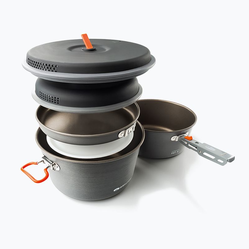 GSI Outdoors Pinnacle Base Camper Large anodized pot set 50184