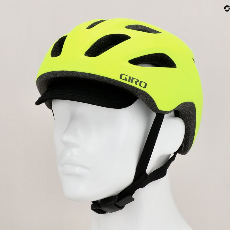 Giro Cormick bike helmet matte highlight yellow black 9