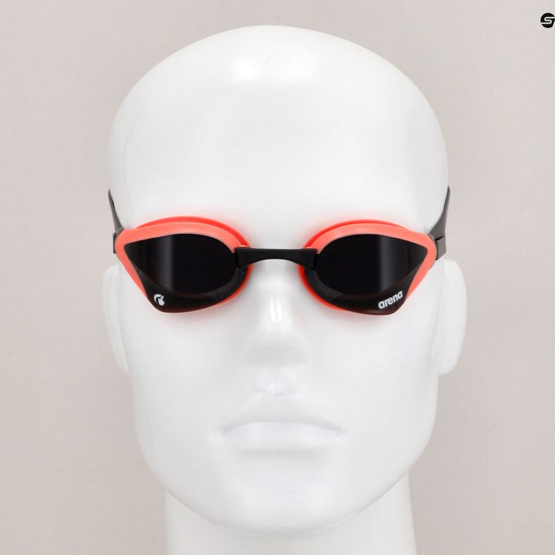 Arena swimming goggles Cobra Core Swipe smoke/coral 10