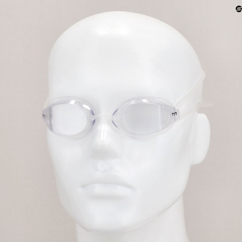 TYR Tracer-X Racing clear swimming goggles 7