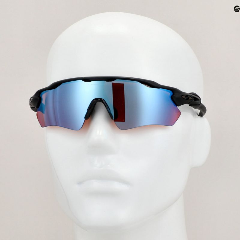 Oakley Radar EV Path matte black/prizm snow sapphire cycling glasses 0OO9208 7