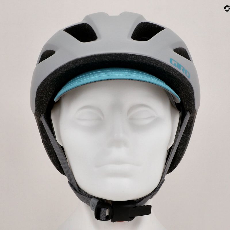 Giro Trella Integrated MIPS matte grey dark teal bicycle helmet 10