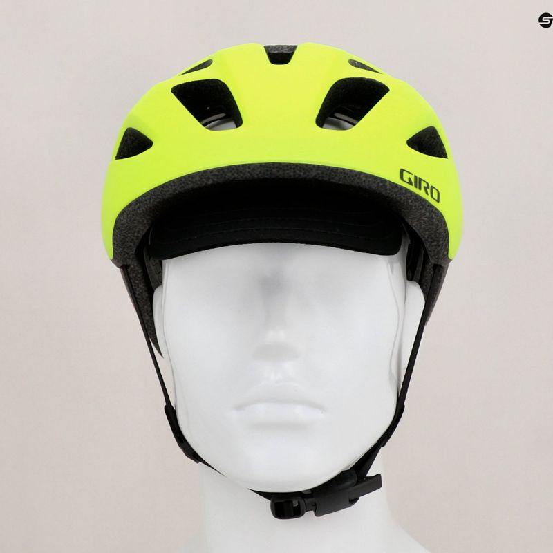 Giro Cormick Integrated MIPS bike helmet matte highlight yellow black 8