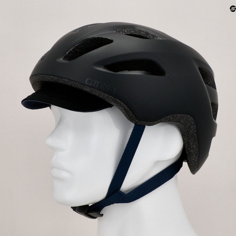 Giro Cormick XL bike helmet matte black/dark blue 9