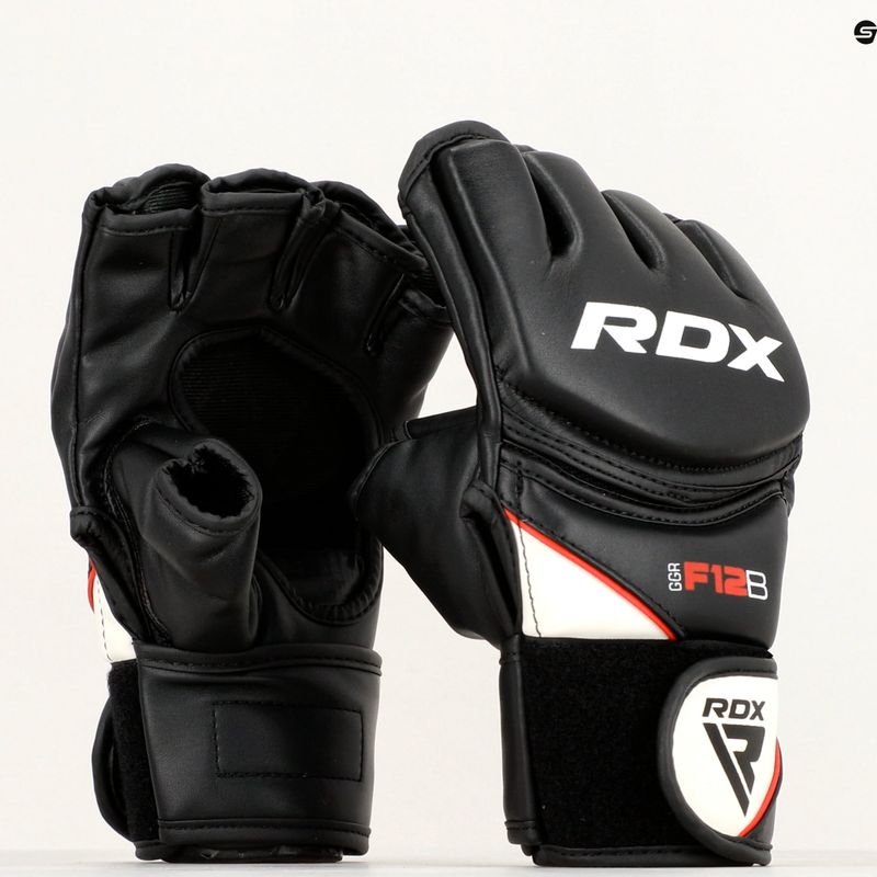 RDX New Model grappling gloves black GGR-F12B 11