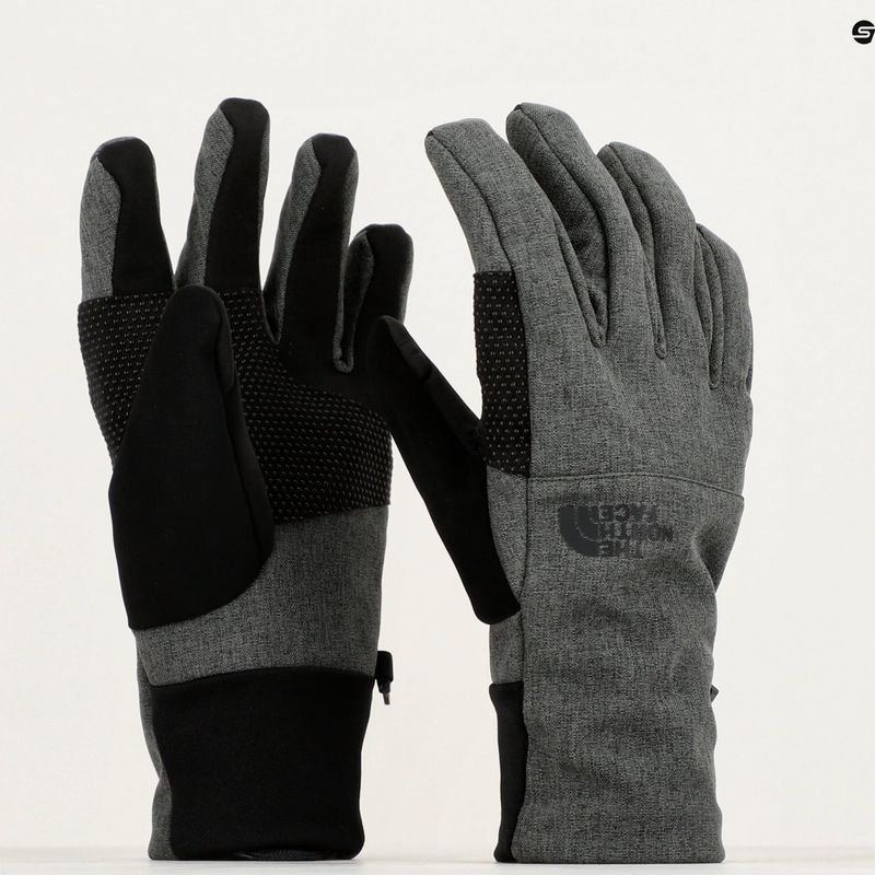 Men's trekking gloves The North Face Apex Etip dark grey heather 11