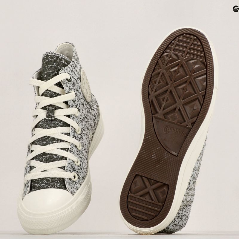 Converse Chuck Taylor All Star Hi women's trainers egret/cargo khaki/egret 9