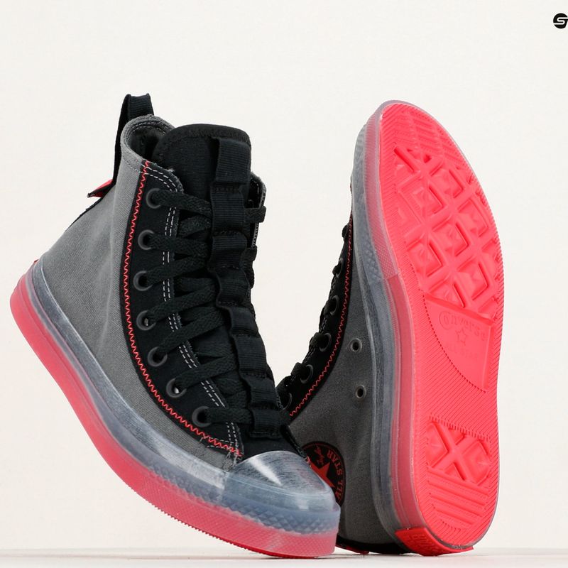 Converse Chuck Taylor All Star Cx Explore Hi trainers iron grey/black/red 9