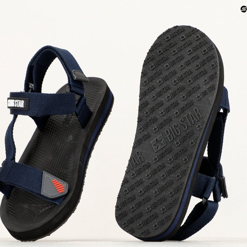 BIG STAR women's sandals DD274A283 navy blue 8