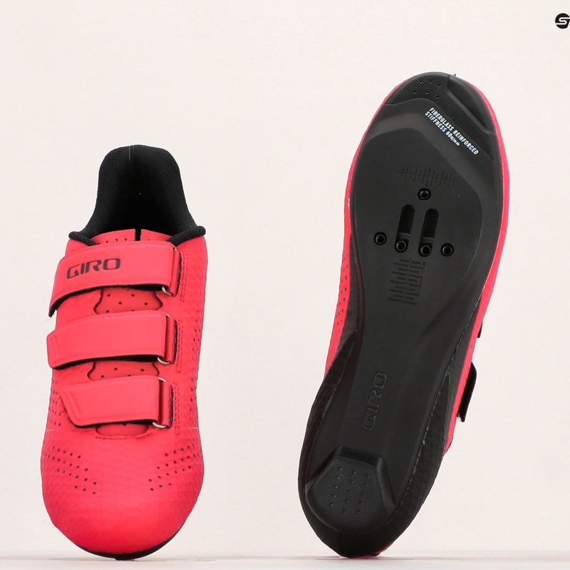 Men's road shoes Giro Stylus bright red 8