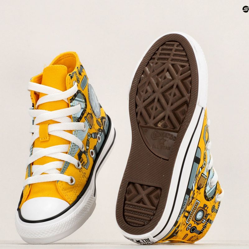 Converse Chuck Taylor All Star Hi amarillo trainers 9