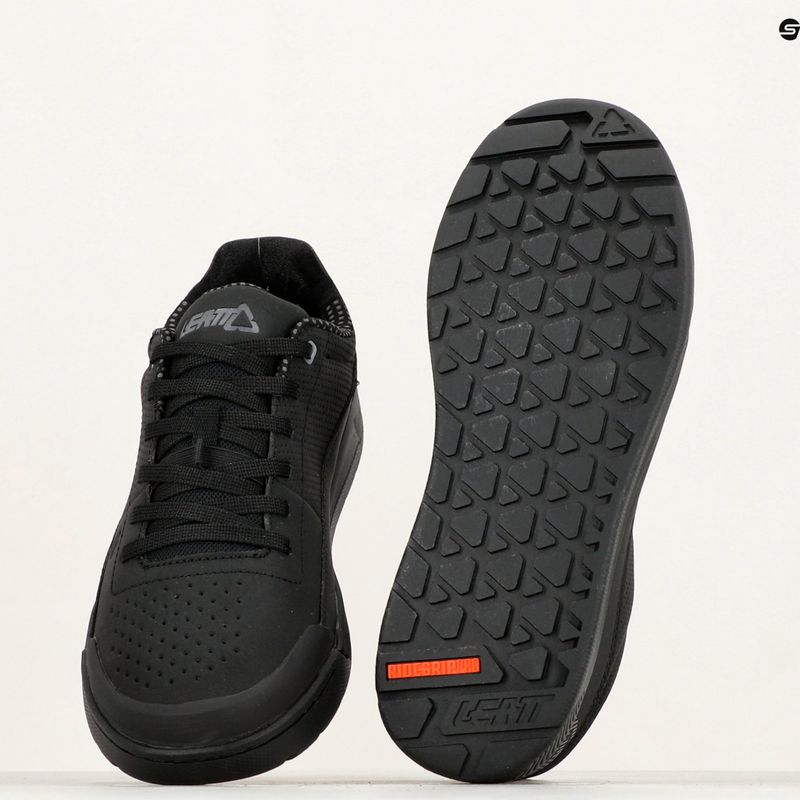 Men's Leatt 2.0 Flat stealth platform cycling shoes 8