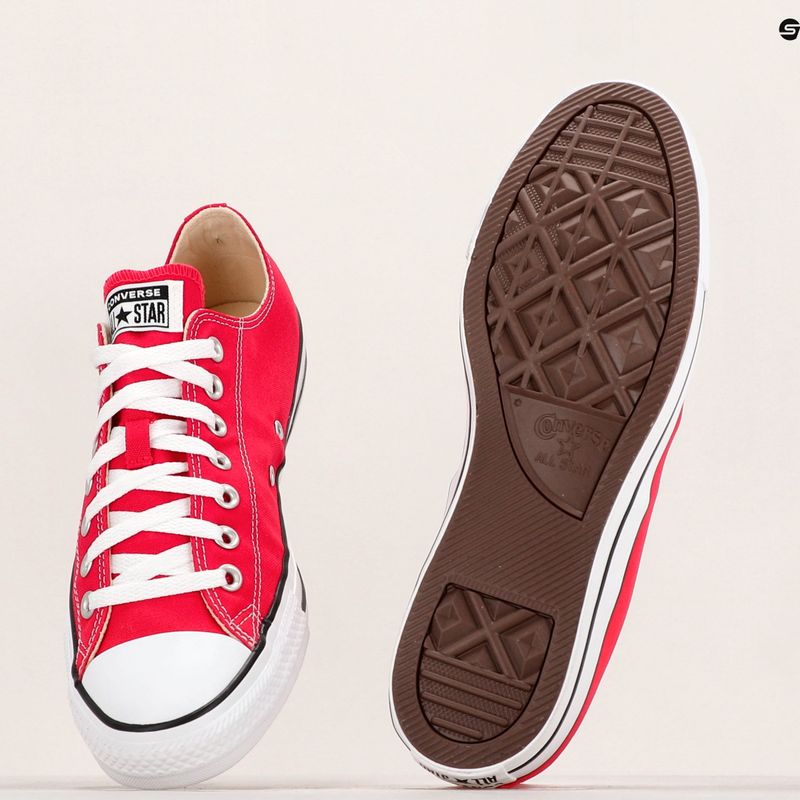 Converse Chuck Taylor All Star Classic Ox red trainers 8