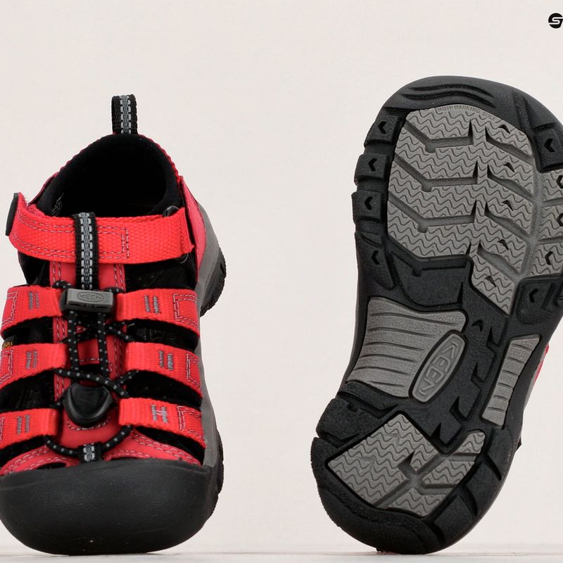 Children's sandals KEEN Newport H2 ribbon red/gargoyle 8