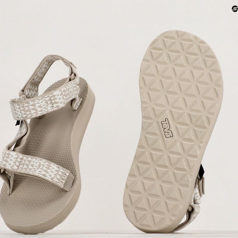 Teva Original Universal etching feather grey women's sandals 8