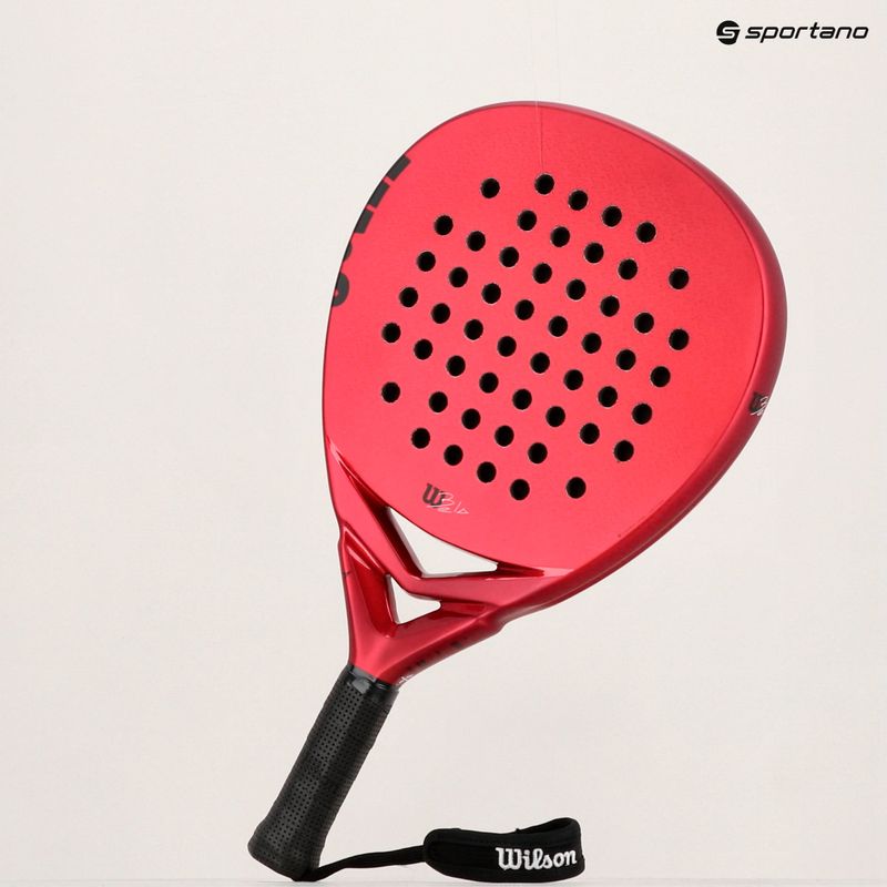 Children's padel racket Wilson Bela Junior V2 red/black 11