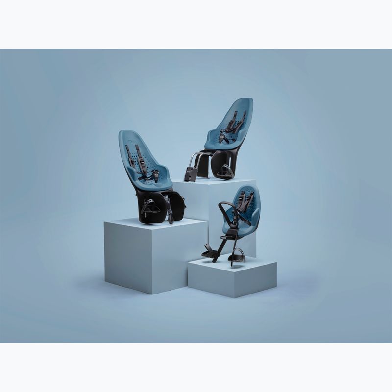 Thule Yepp 2 Maxi Rack Mount bike seat aegean blue 7