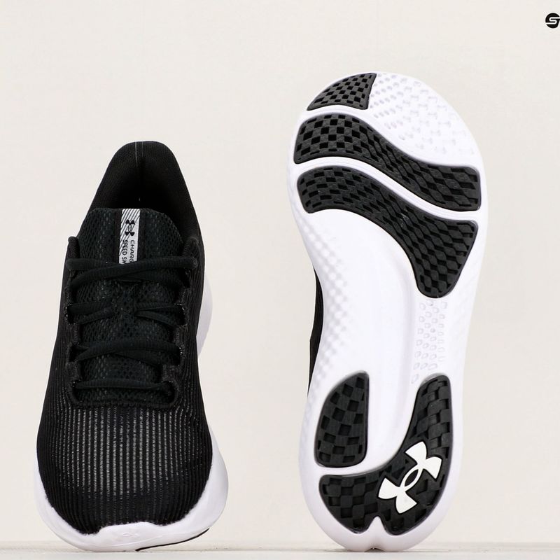 Under Armour Charged Speed Swift women's running shoes black/black/white 14