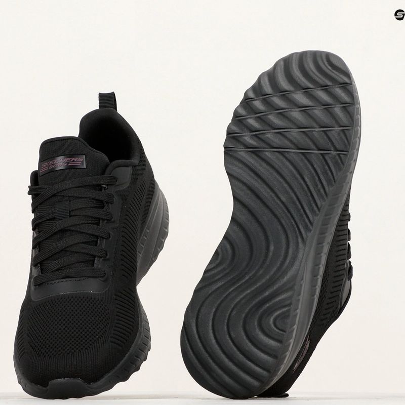 Women's shoes SKECHERS Bobs Squad Chaos Face Off black 8