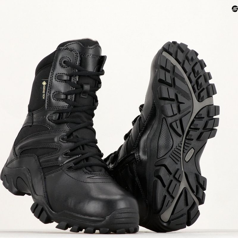 Bates men's shoes Delta 8 Side Zip Gore-Tex black 9