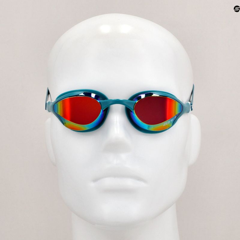 ZONE3 Volare Streamline Racing teal/copper swimming goggles 6